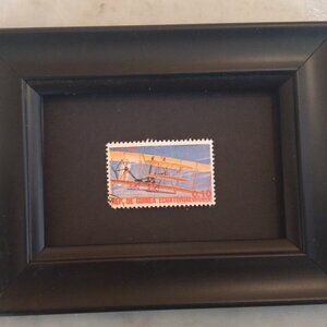 Framed Stamp Art - Vintage Aircraft